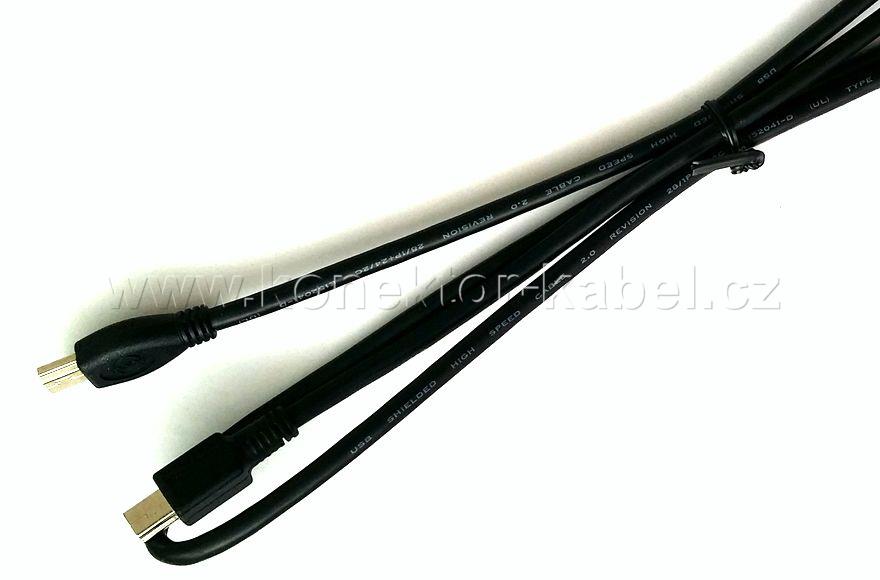 USB mini A - USB mini B /0,8 m, MOLEX