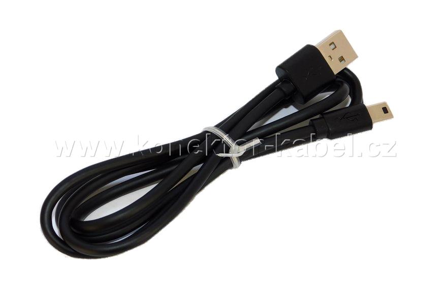 USB2.0 A - B mini /1m, kab.propoj., černý, BELKIN