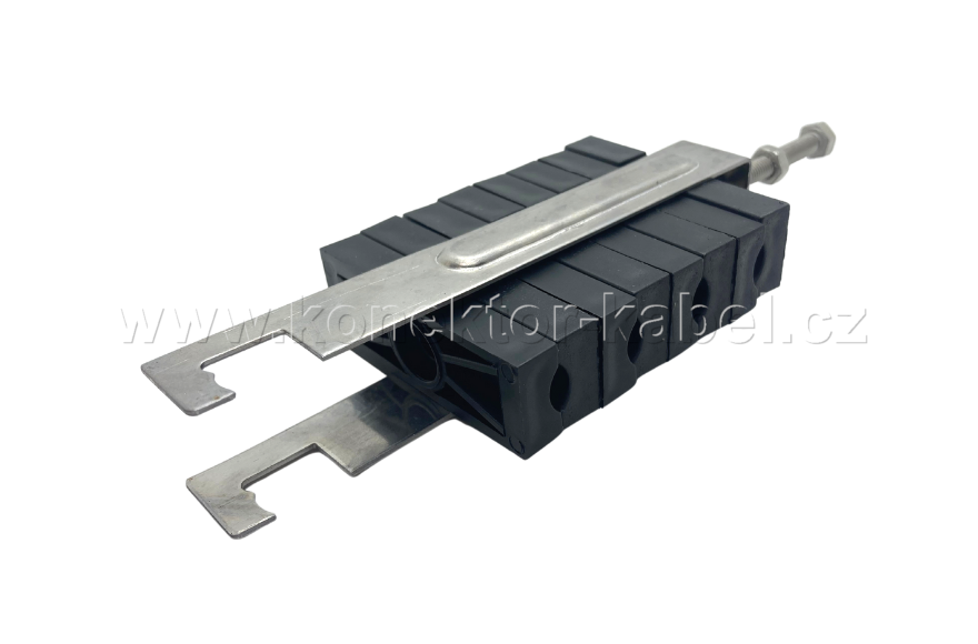 Kabelový úchyt QCC UNI pro D 4-11mm, čtyřnásobný