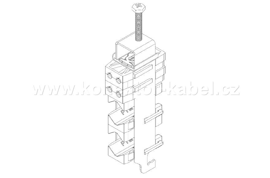 Kabelový úchyt OX E + 2 x 12-22 mm, FIMO