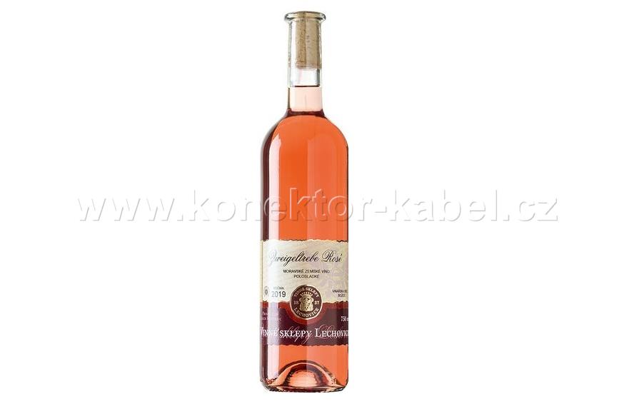 Zweigeltrebe rosé, 2019, Vinné sklepy Lechovice