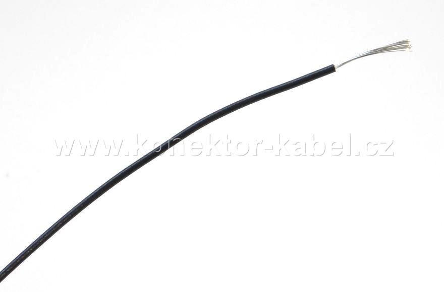 LIYV 0,14mm2, lanko, černá, PVC