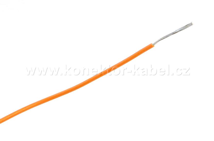 LIYV 0,14mm2, lanko, oranžová, PVC, HELUKABEL