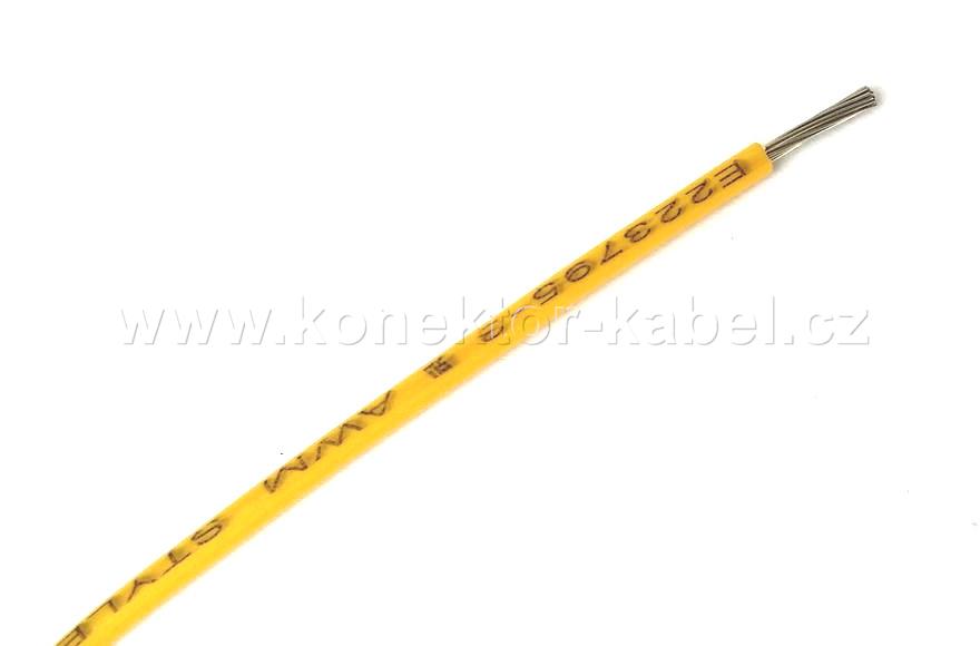 UL/cUL Style 1007/1569, AWG 20, lanko, žlutá