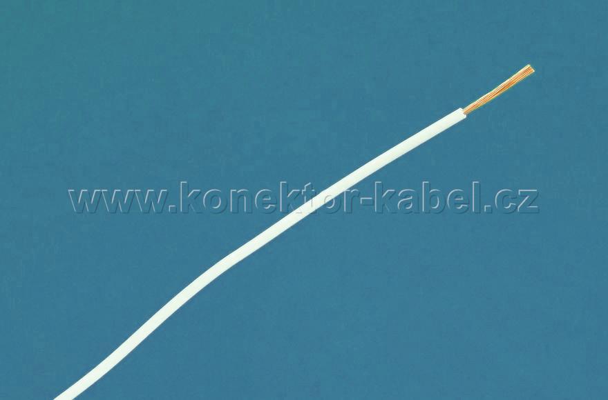 FLRY-A 0,5mm2, lanko, bílá, PVC