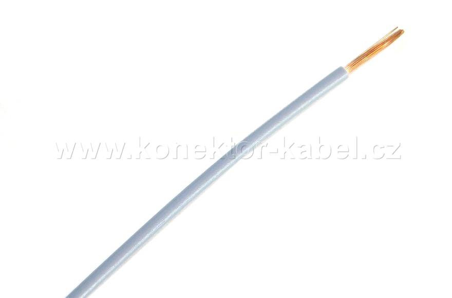 FLRY-A 0,5mm2, lanko, šedá, PVC