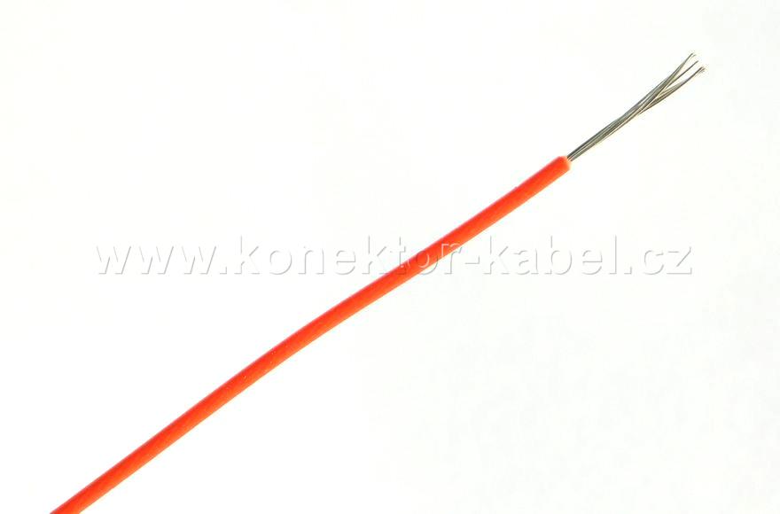 UL/cUL Style 1061, AWG 26, lanko, rudá