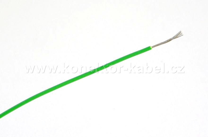UL/cUL Style 1061, AWG 26, lanko, zelená