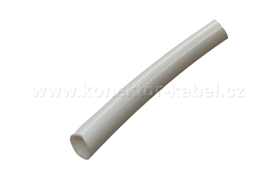 Bužírka PVC 5,0 / 0,5 mm, bílá