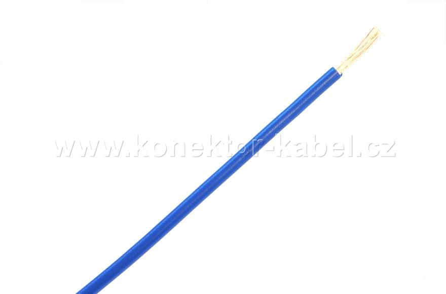 H05V-K 1mm2, lanko, tmavě modrá, PVC