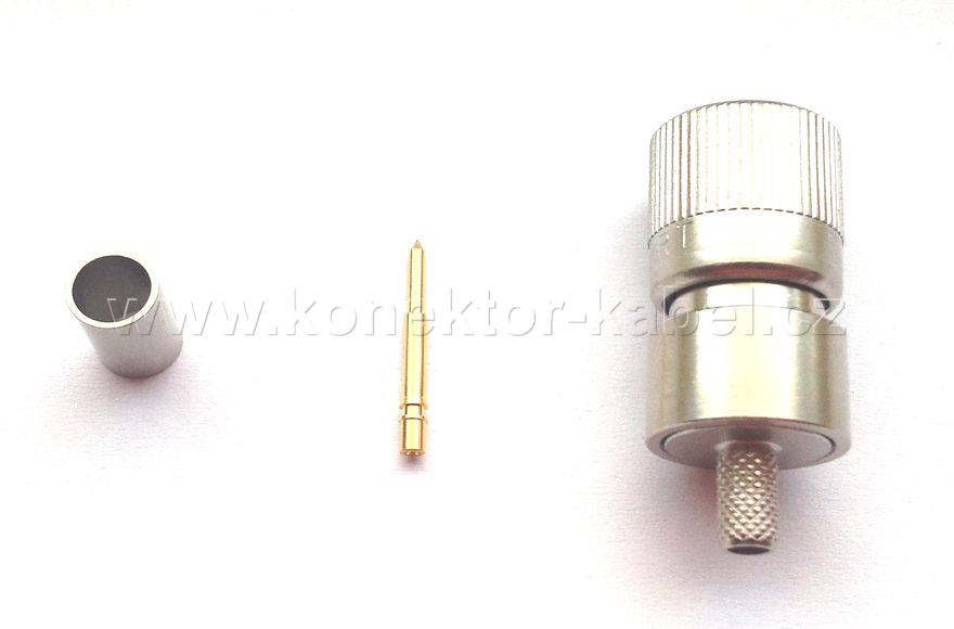 1.6/5.6/ M 0°, 75 Ohm, krimp., TZC750 24, ROS.