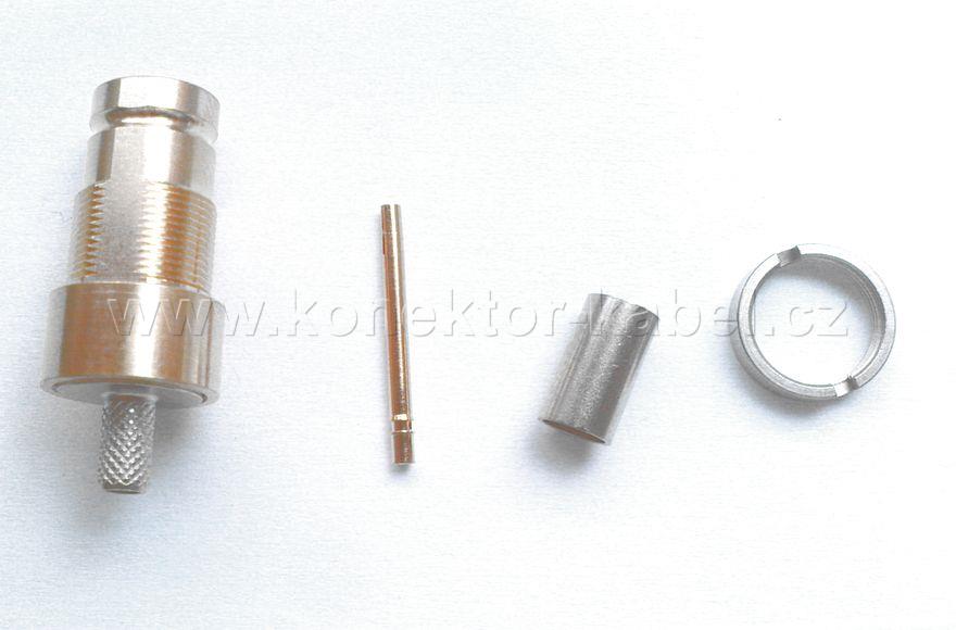 1.6/5.6/ F 0°, 75 Ohm, panel.krimp., TZC750 24, R.