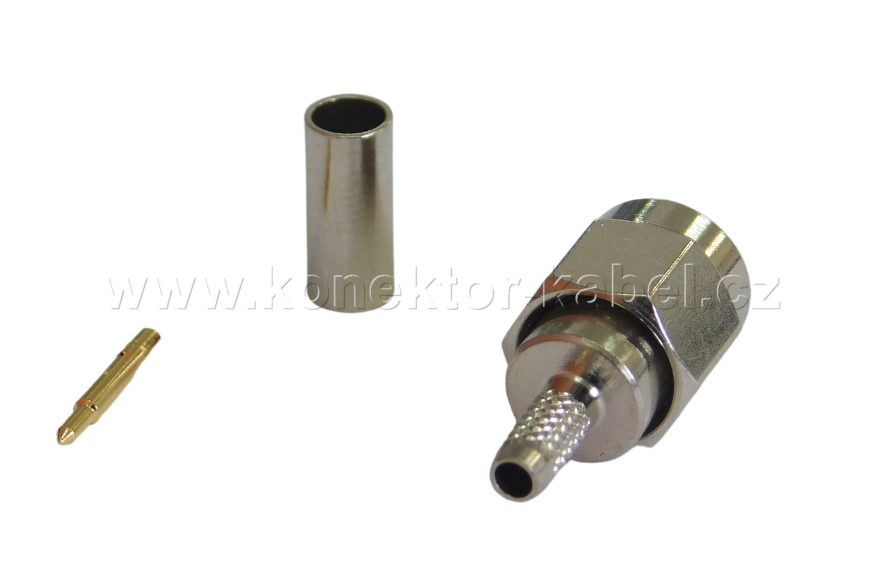 SMA/M 0°, krimpovací, RG-174