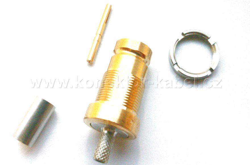 1.6/5.6/ F 0°, 75 Ohm, panel.krimp., TZC750 24, R.