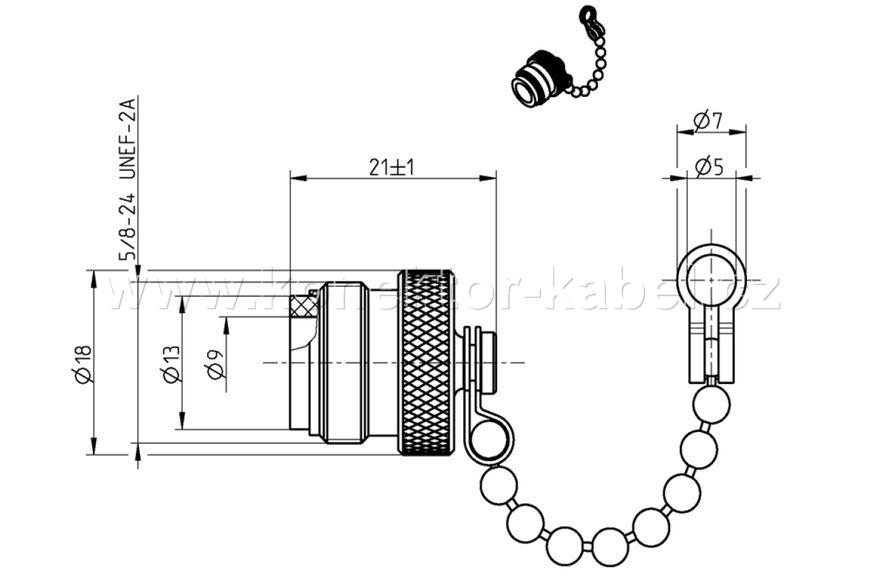 N / F ochranná čepička / cap, ROSENBERGER