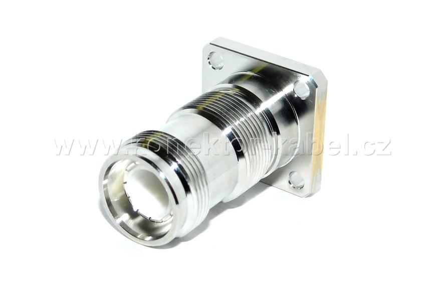 4.3-10 /F 0°, přírubový, pájecí, RG-402, OEM PEW