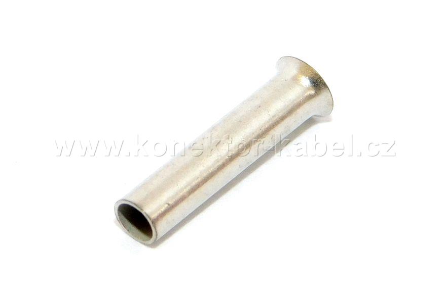 Dutinka 1mm2/ 8mm, krimpovací, neizolovaná