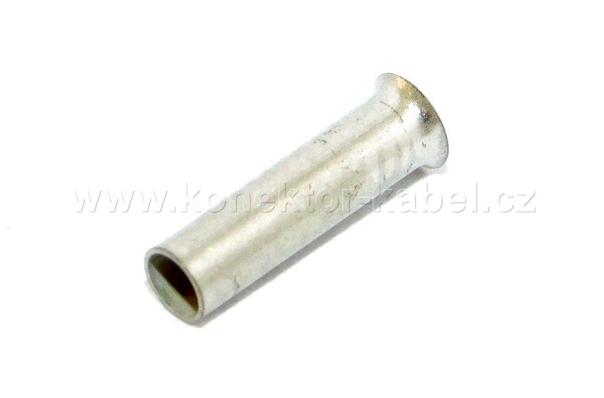 Dutinka 1,5mm2/ 8mm, krimpovací, neizolovaná