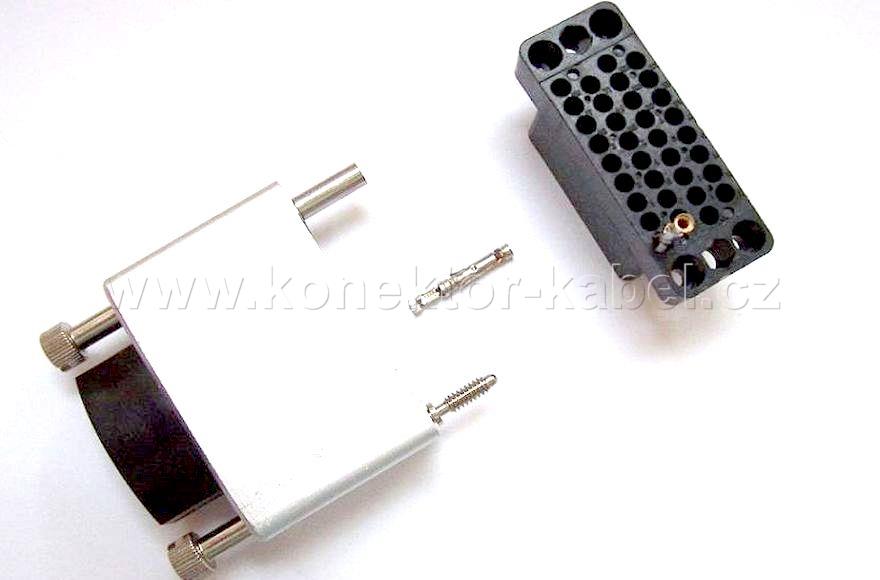 M série/Fem., kit těleso+kryt+šrouby, bez PIN, AMP