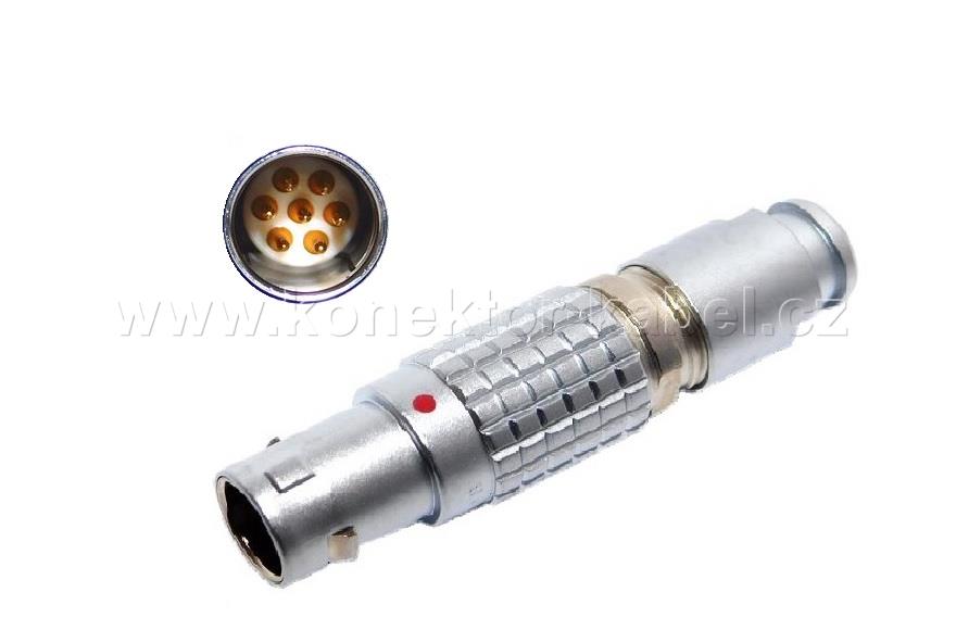 LEMO FGG.1B.307.CLAD52Z, 7 pin, Male
