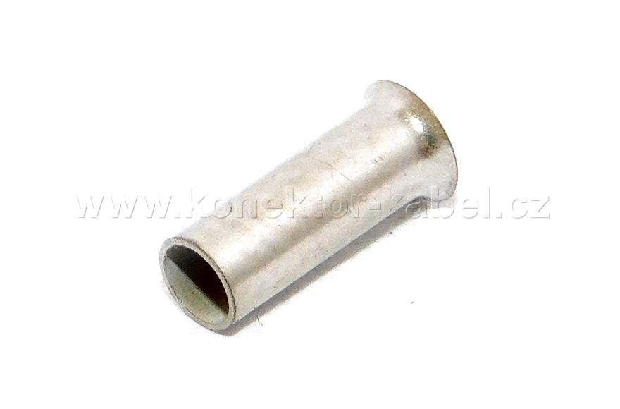 Dutinka 1,5mm2/ 6mm, krimpovací, neizolovaná