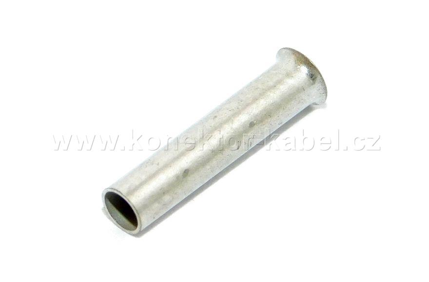 Dutinka 1,5mm2/ 10mm, krimpovací, neizolovaná