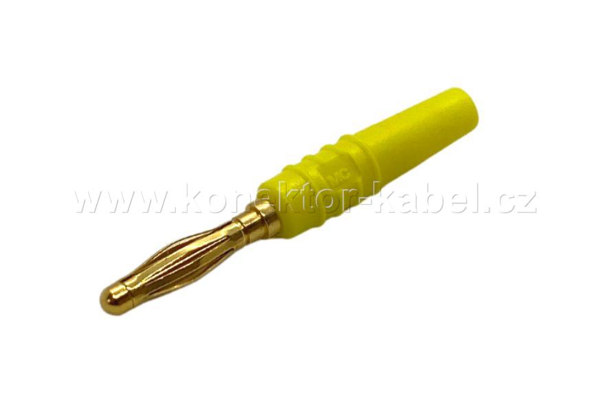 Banánek 2mm, pájecí, STÄUBLI
