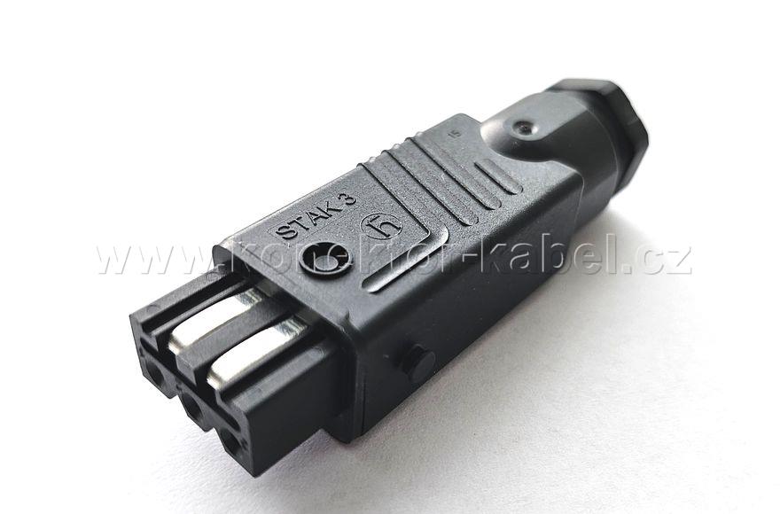 STAK 3 N, zásuvka 3P+PE,16 A/400V, Hirschmann