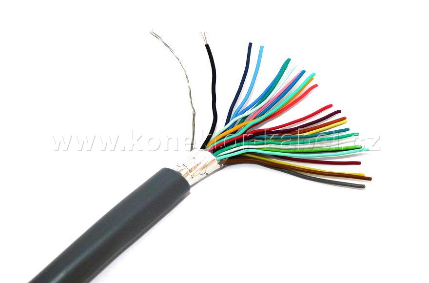 LIYCY 25x0,14 mm2, stíněný, OD 9,1 mm, PVC, šedý