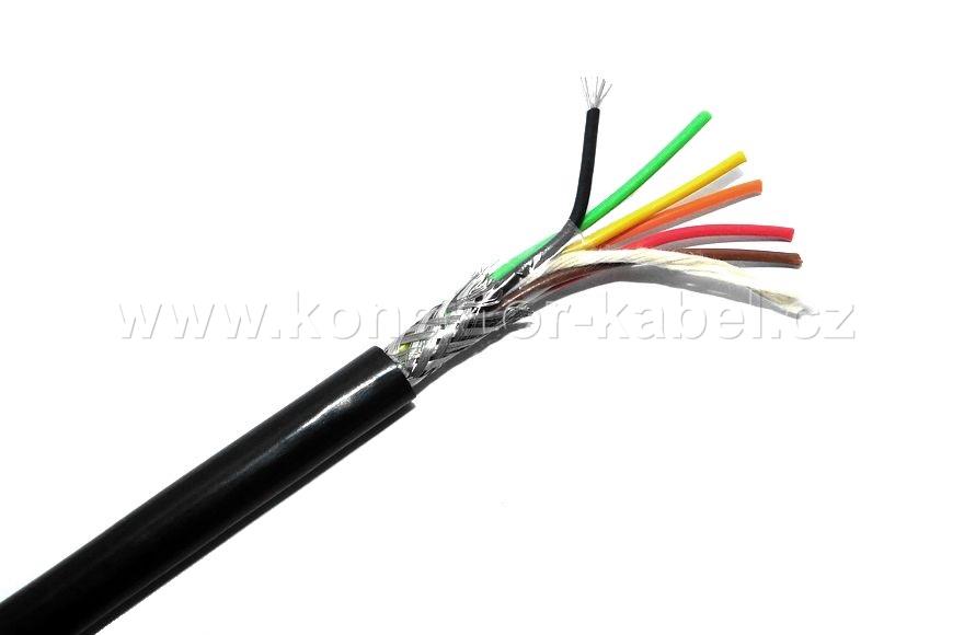 LIYCY 6x0,56 mm2, stíněný, černý, UL2464/1061