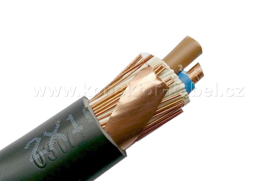 NYC(W)Y 2x10 RE / 10 mm2, PVC, černý