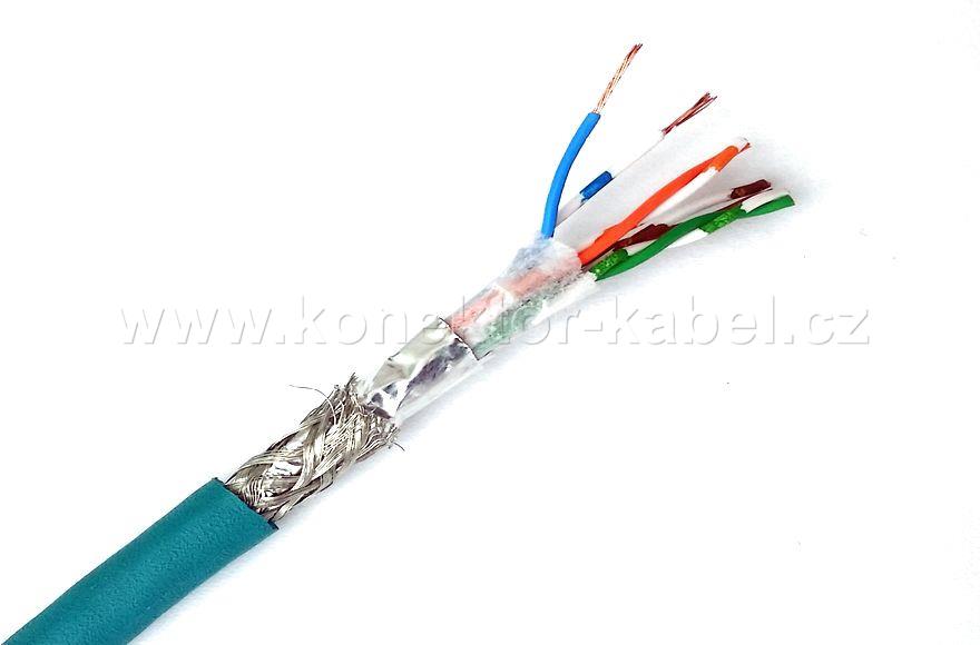 S/FTP 4x(2x26/7 AWG) Cat.5e, lanko, green, LAPP