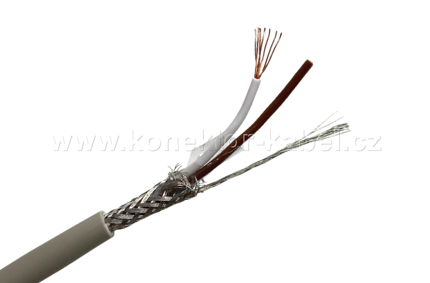 LIYCY TP 1x2x0,34 mm2, stíněný, OD 5,0 mm, šedý, H