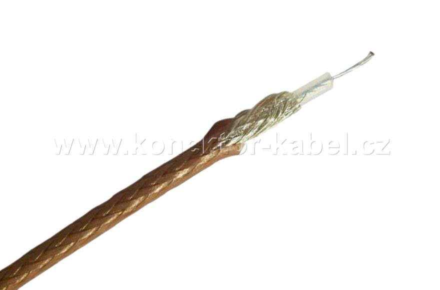RG-316/U, lanko, 2,5 mm, 50 Ohm, FEP, 200°C, MULTI