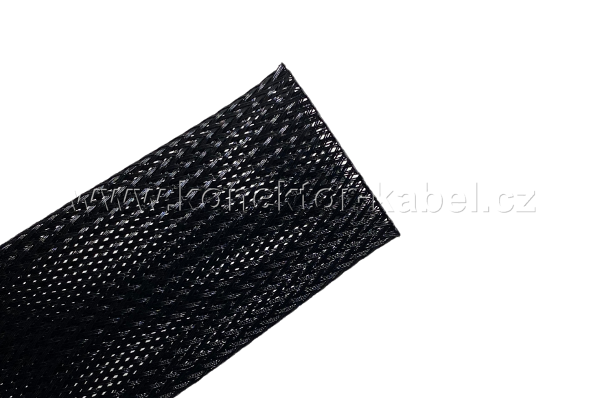 Bužírka - polyester. návlek, D30, černá