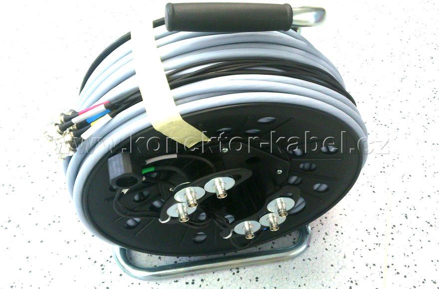 Multikoaxiální kabel 6xBNC/M - 60 m - 6xBNC/F, Ros
