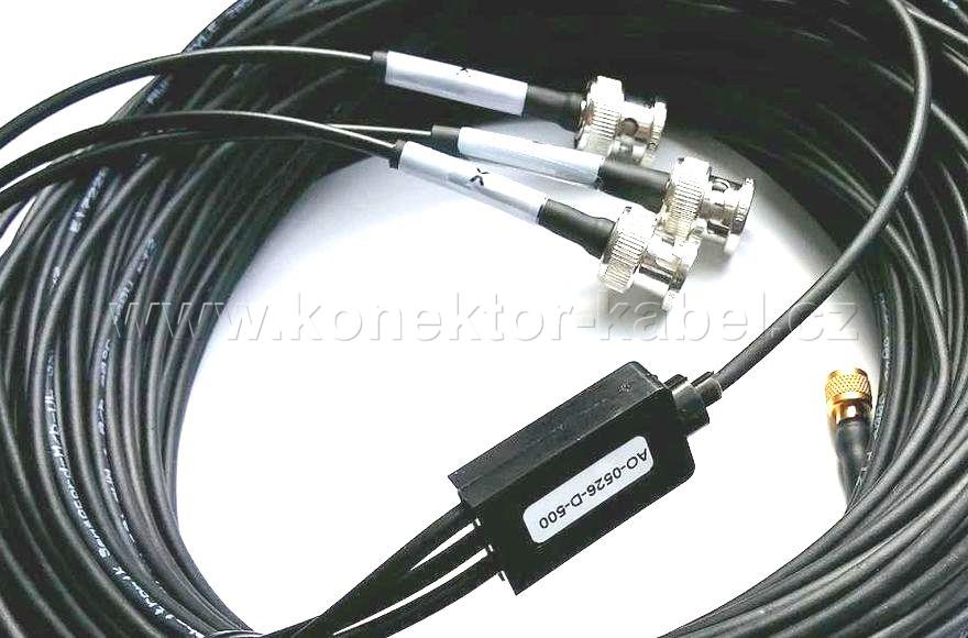 Microtech 4/F - (3,0 m) - 3 x BNC/M,  Ros.
