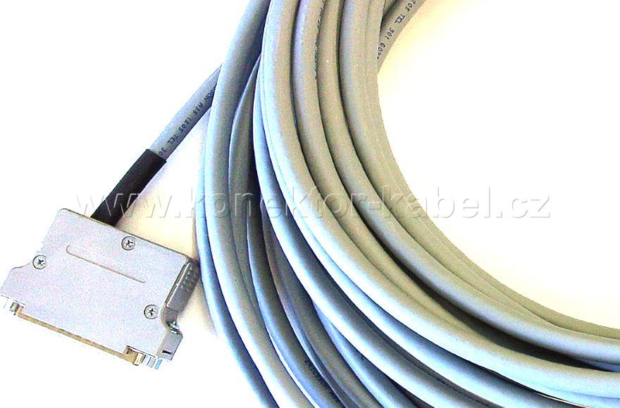 D-SUB37/M - HF 16x2x0,4 (10,0 m) - volný konec