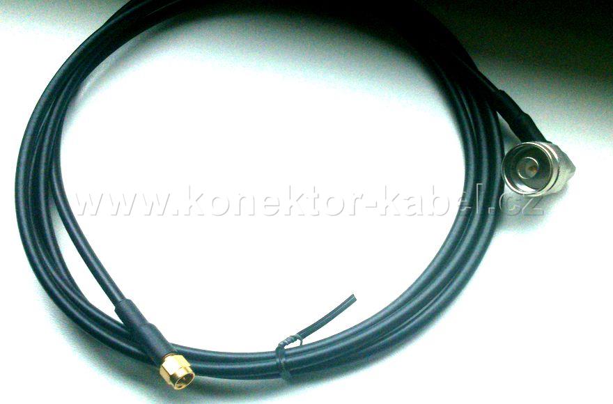 N/M 90° - BWL195 (2,0 m) - SMA/M, Ros.