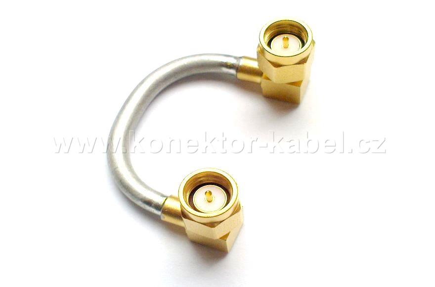 SMA/M 90° - RG402 (0,07 m) - SMA/M 90°, Ros.