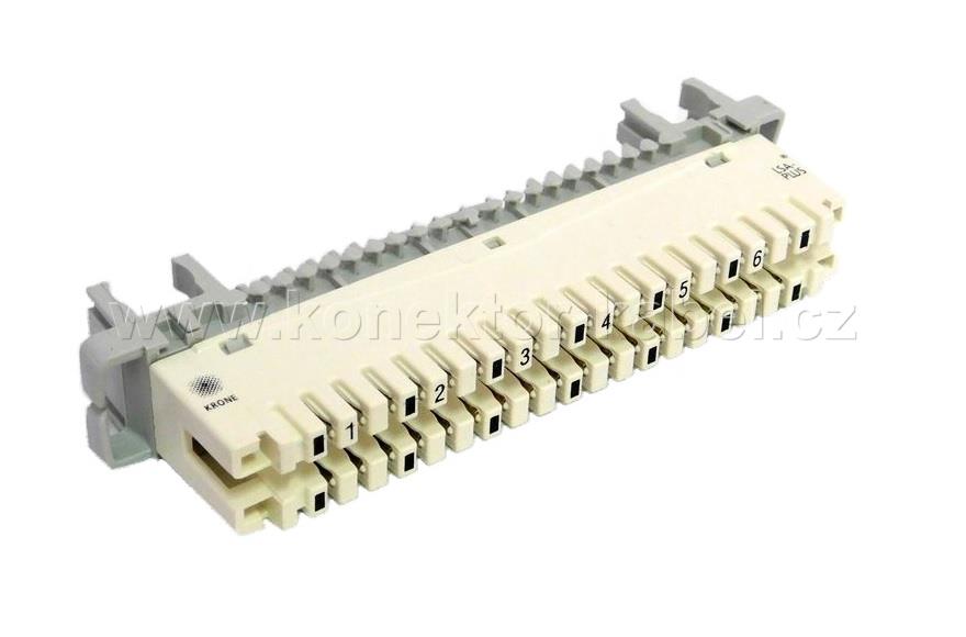 KRONE sys., 2/6x3 modul svorkovnice, rozpojovací