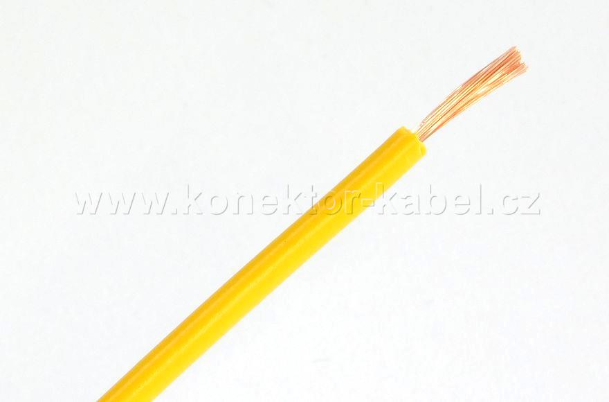 UL/cUL Style 1015/xxxx, AWG 18, lanko, žlutá